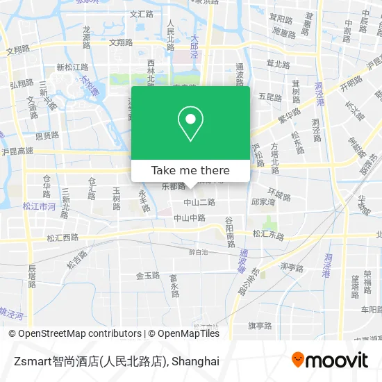 Zsmart智尚酒店(人民北路店) map