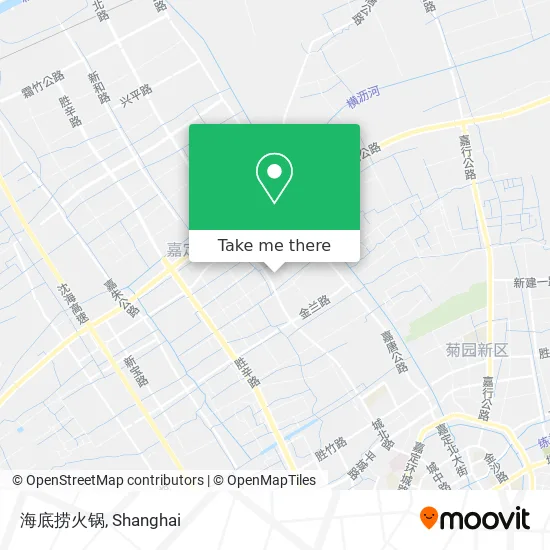 海底捞火锅 map