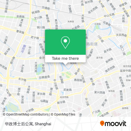 华政博士后公寓 map