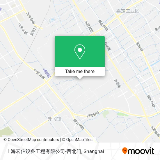 上海宏信设备工程有限公司-西北门 map
