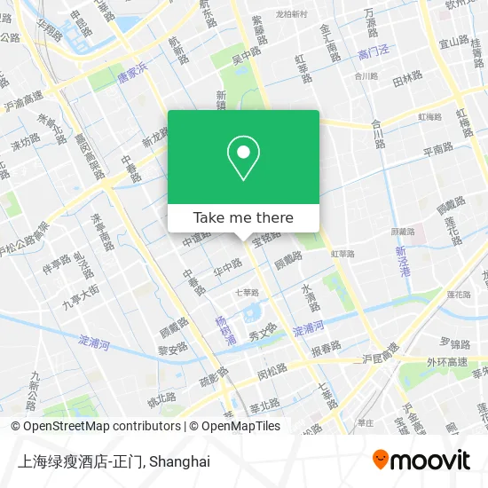 上海绿瘦酒店-正门 map