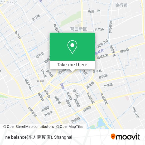 ne balance(东方商厦店) map