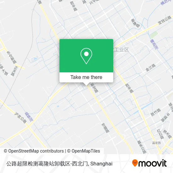 公路超限检测葛隆站卸载区-西北门 map