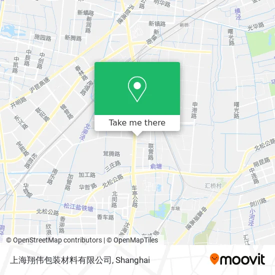 上海翔伟包装材料有限公司 map