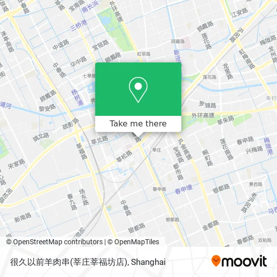 很久以前羊肉串(莘庄莘福坊店) map