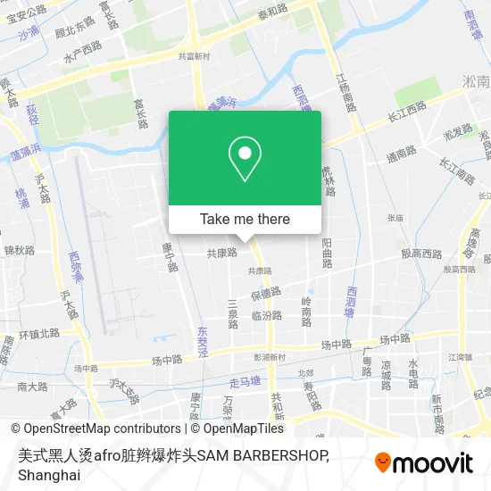 美式黑人烫afro脏辫爆炸头SAM BARBERSHOP map