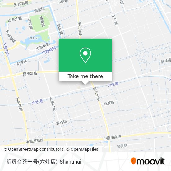 昕辉台茶一号(六灶店) map