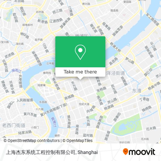 上海杰东系统工程控制有限公司 map