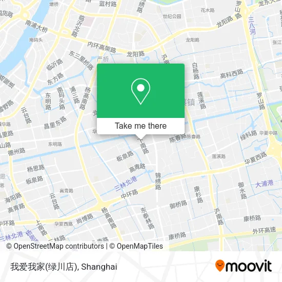 我爱我家(绿川店) map