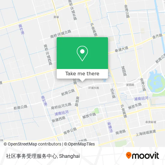社区事务受理服务中心 map