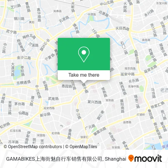 GAMABIKES上海街魅自行车销售有限公司 map