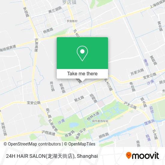 24H HAIR SALON(龙湖天街店) map