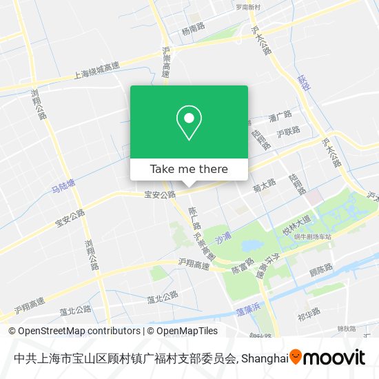 中共上海市宝山区顾村镇广福村支部委员会 map