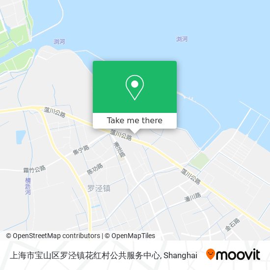 上海市宝山区罗泾镇花红村公共服务中心 map