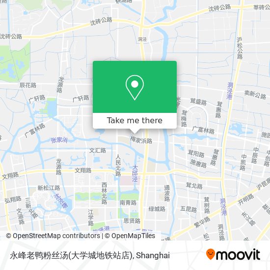 永峰老鸭粉丝汤(大学城地铁站店) map