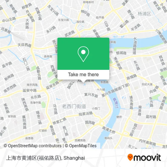 上海市黄浦区(福佑路店) map