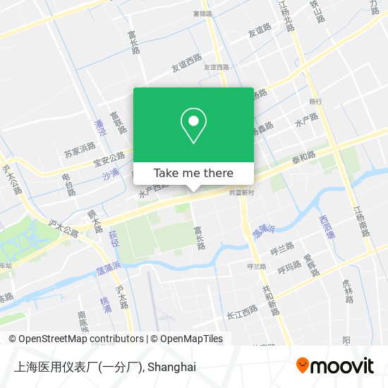 上海医用仪表厂(一分厂) map