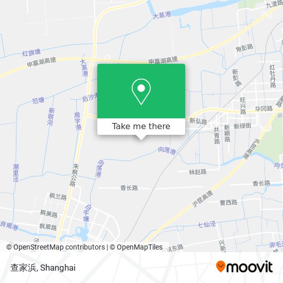 查家浜 map