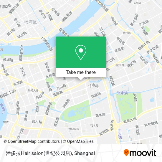 潘多拉Hair salon(世纪公园店) map