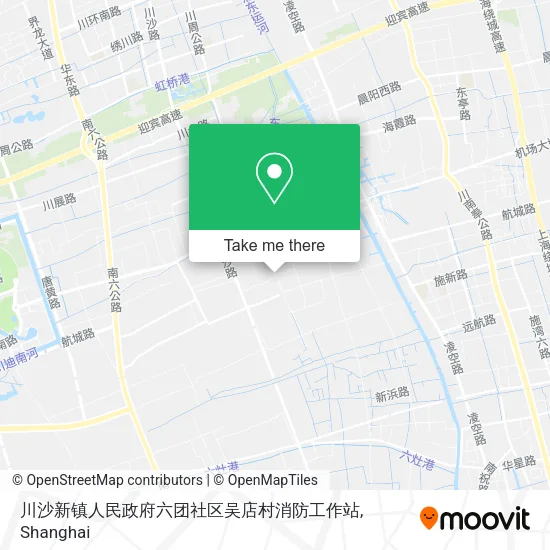 川沙新镇人民政府六团社区吴店村消防工作站 map