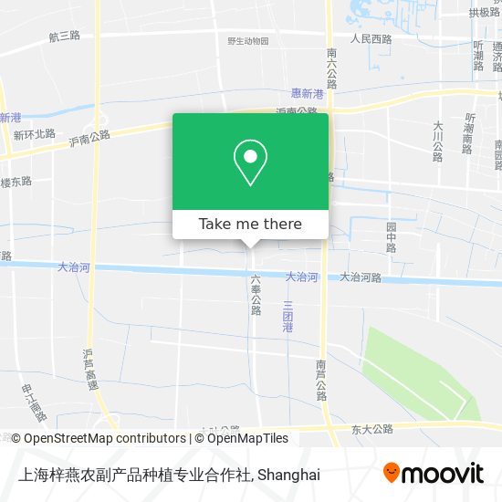 上海梓燕农副产品种植专业合作社 map