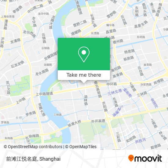 前滩江悦名庭 map