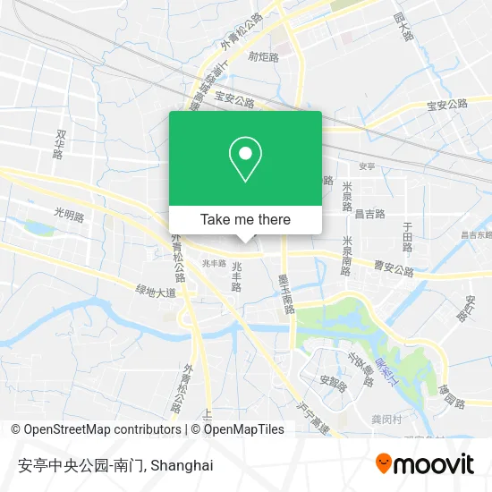 安亭中央公园-南门 map