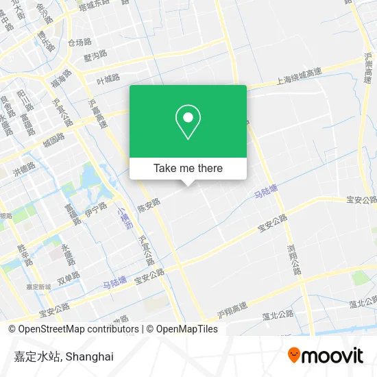 嘉定水站 map
