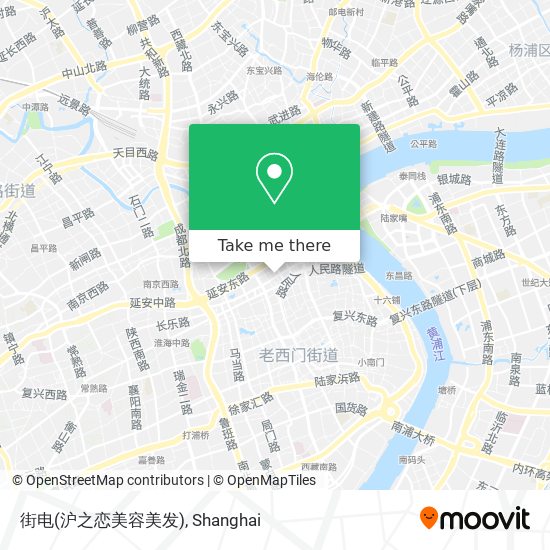 街电(沪之恋美容美发) map