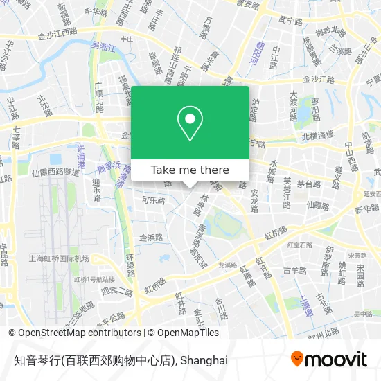 知音琴行(百联西郊购物中心店) map