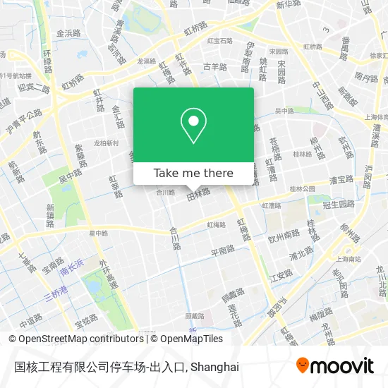 国核工程有限公司停车场-出入口 map