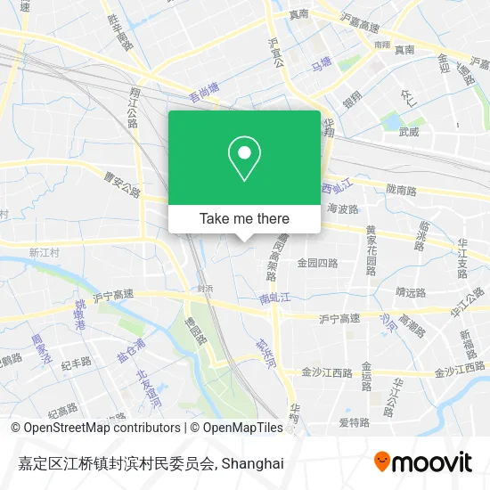 嘉定区江桥镇封滨村民委员会 map