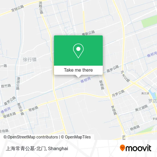 上海常青公墓-北门 map
