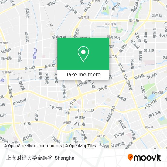上海财经大学金融谷 map