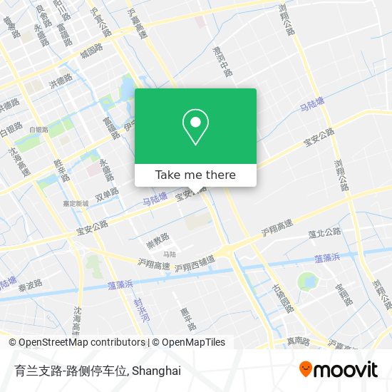 育兰支路-路侧停车位 map