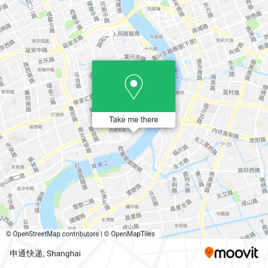 申通快递 map