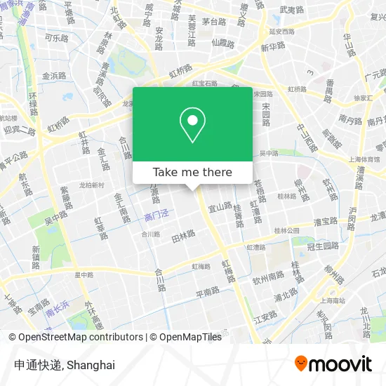 申通快递 map