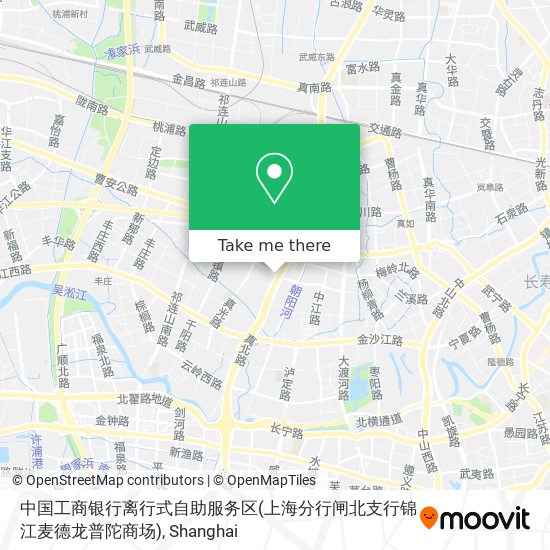 中国工商银行离行式自助服务区(上海分行闸北支行锦江麦德龙普陀商场) map