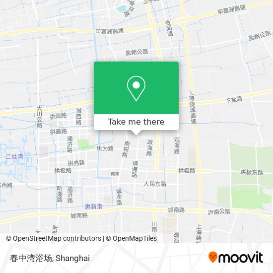 春中湾浴场 map