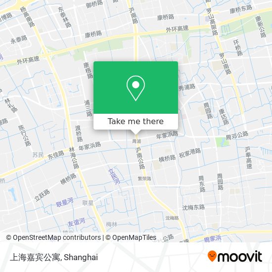 上海嘉宾公寓 map