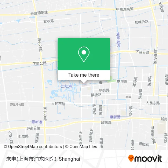 来电(上海市浦东医院) map