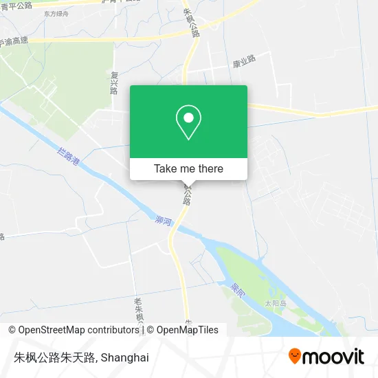 朱枫公路朱天路 map