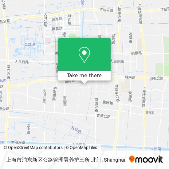 上海市浦东新区公路管理署养护三所-北门 map