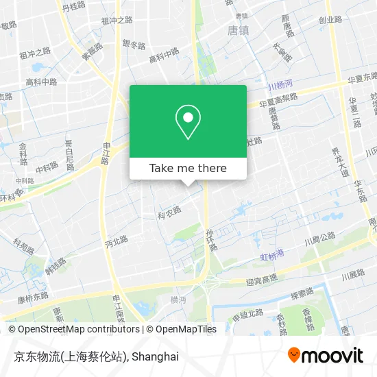 京东物流(上海蔡伦站) map