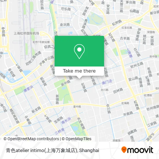 青色atelier intimo(上海万象城店) map
