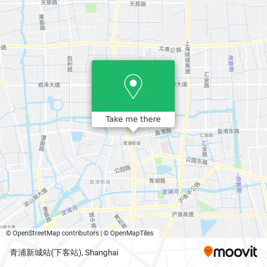 青浦新城站(下客站) map