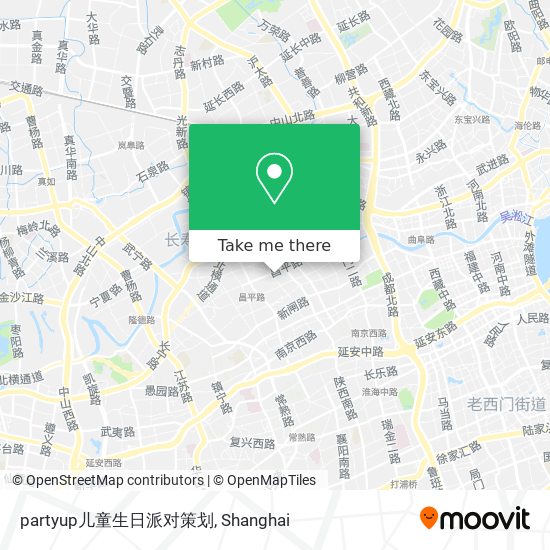 partyup儿童生日派对策划 map