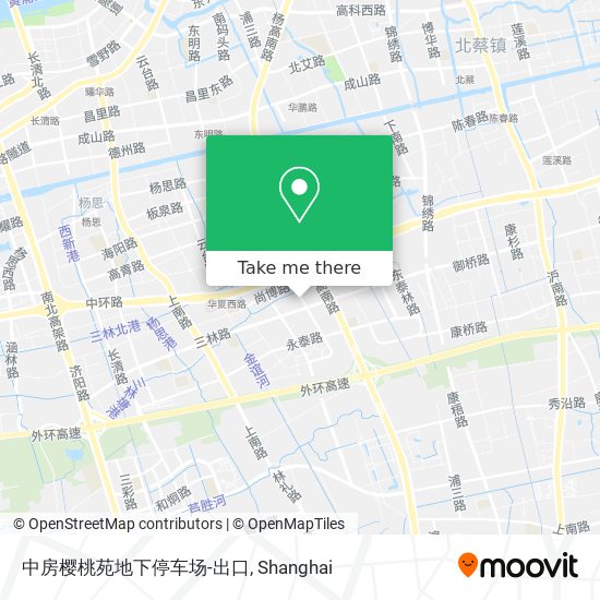 中房樱桃苑地下停车场-出口 map