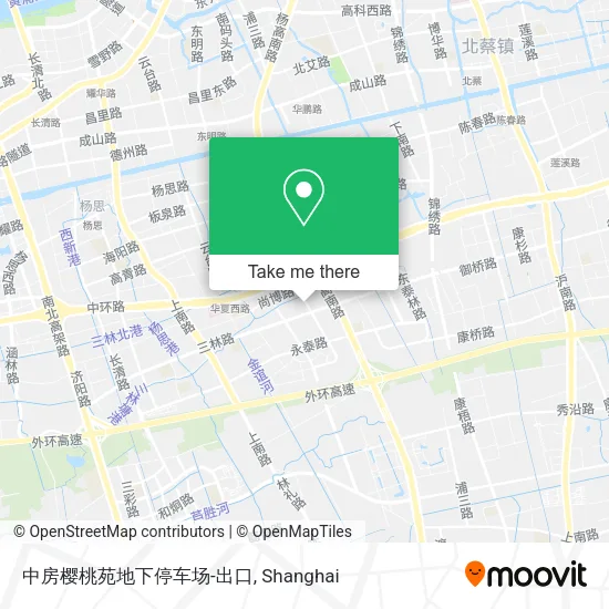 中房樱桃苑地下停车场-出口 map