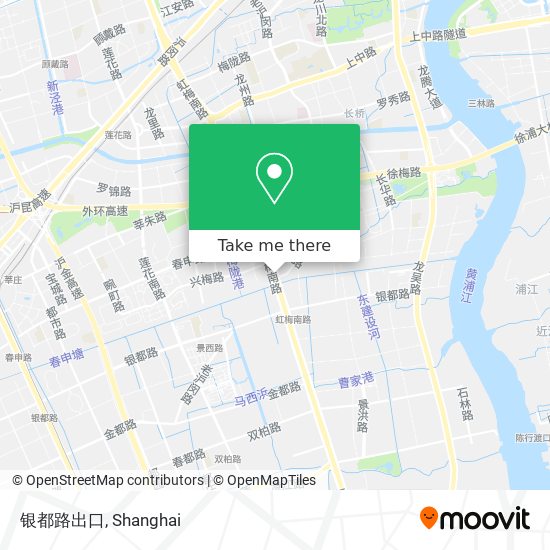 银都路出口 map